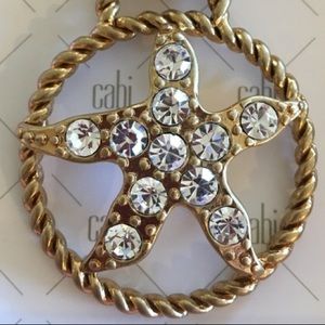 CAbi Starfish Medallion 2018 Necklace✨
